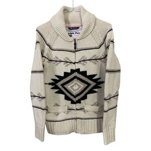 Triple Five Soul Cowichan Style Cardigan Sweater Women's L (Fits Smaller)